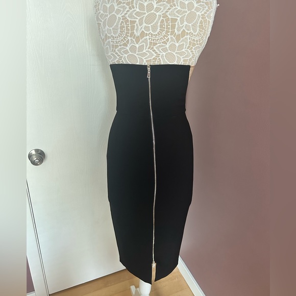 WHITE FOX Bellini Breeze Midi Dress Black - Mesh Sides - Sleeveless - Picture 7 of 10